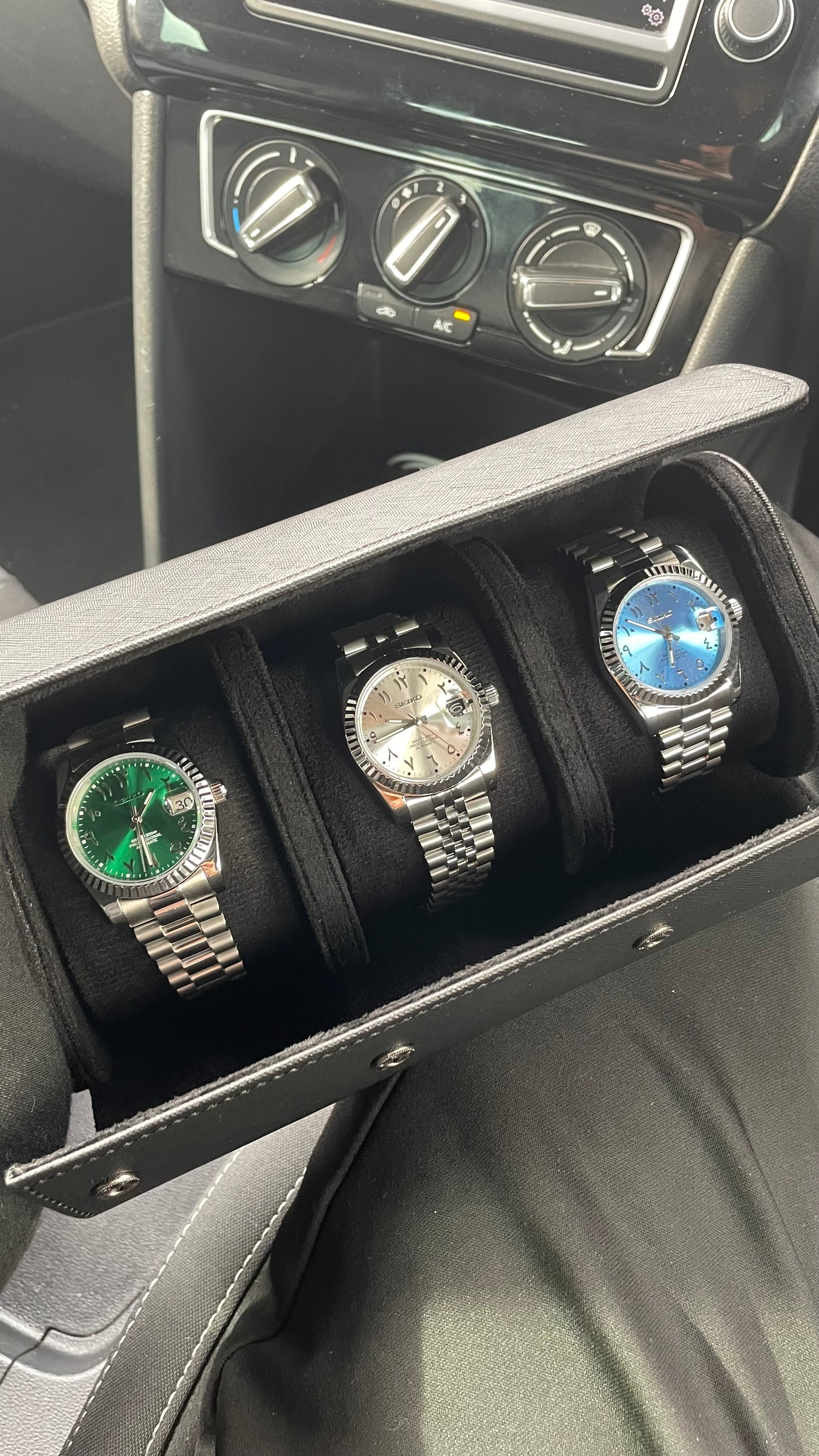 Watchwork triple travel case